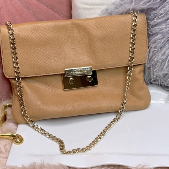MICHAEL KORS LEATHER BAG - Picture 1 of 11